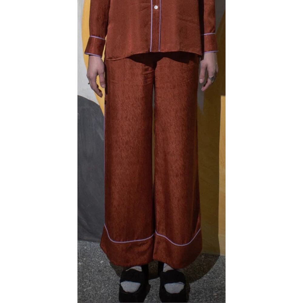 Untitled in Motion Emissus rust satin drawstring … - image 2